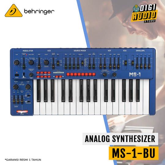 Behringer MS-1-BU Analog Synthesizer with Handgrip - Blue