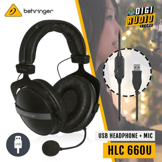 USB Headphone with Microphone BEHRINGER HLC 660U - HLC660U