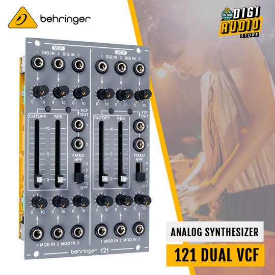 Behringer 121 DUAL VCF - Legendary Analog Dual VCF Module for Eurorack