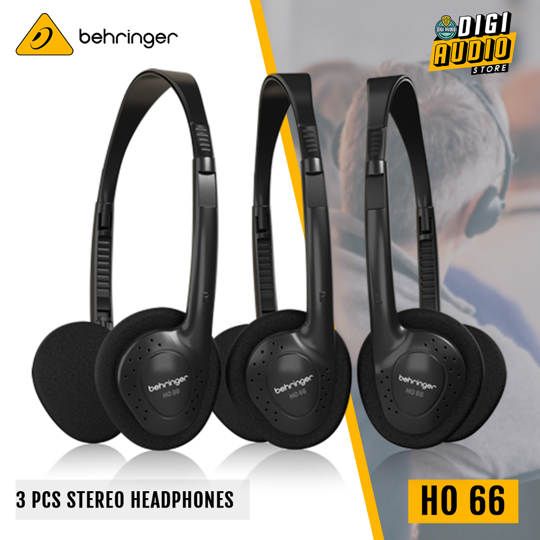 Stereo Headphone 3-Multipack Behringer HO 66