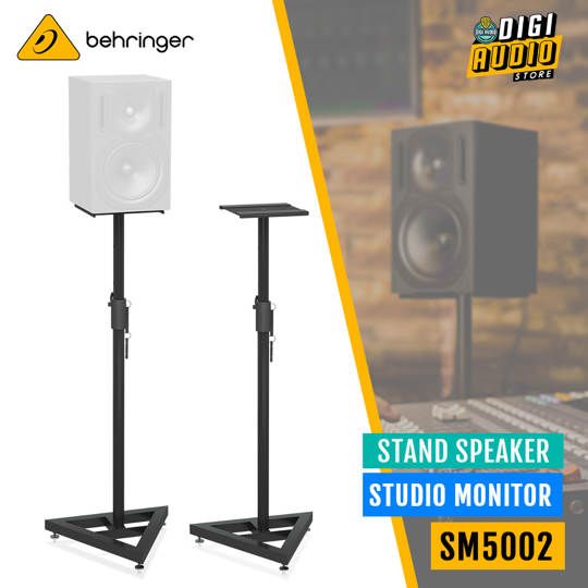 Behringer SM5002 - Heavy-Duty Height-Adjustable Monitor Stand Set