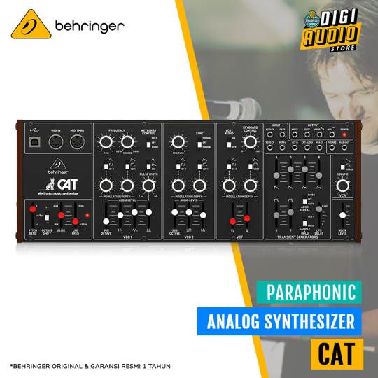 Behringer CAT Paraphonic Analog Synthesizer with Dual VCOs