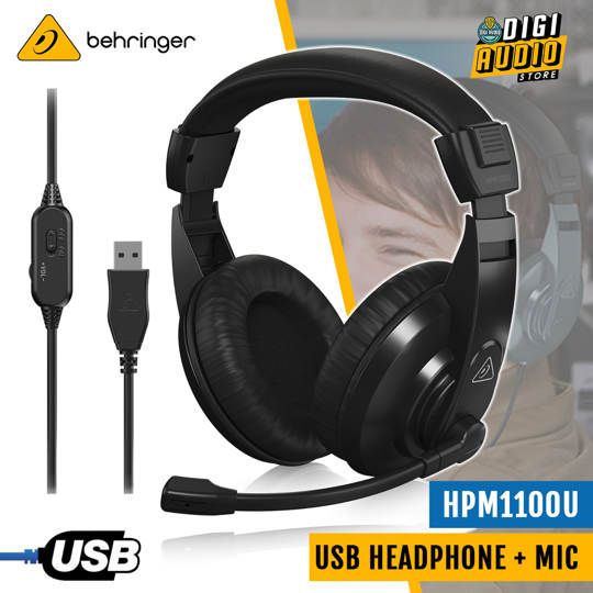 Headphone USB Headset with Microphone BEHRINGER HPM1100U - HPM 1100U