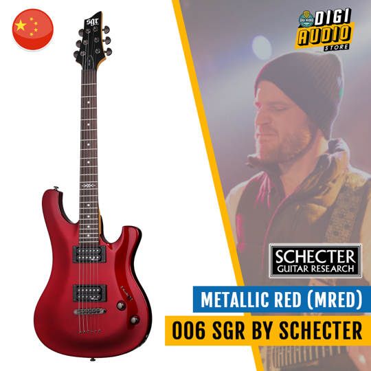 Gitar Elektrik Schecter 006 SGR Metallic Red (MRED) - Guitar Electric