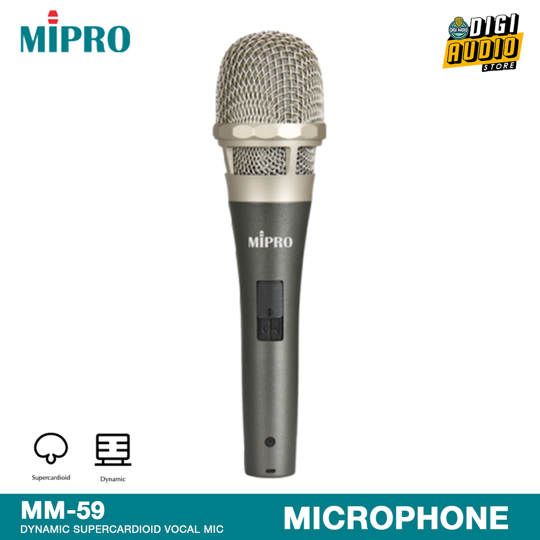 MIPRO MM-59 Supercardioid Dynamic Vocal Microphone