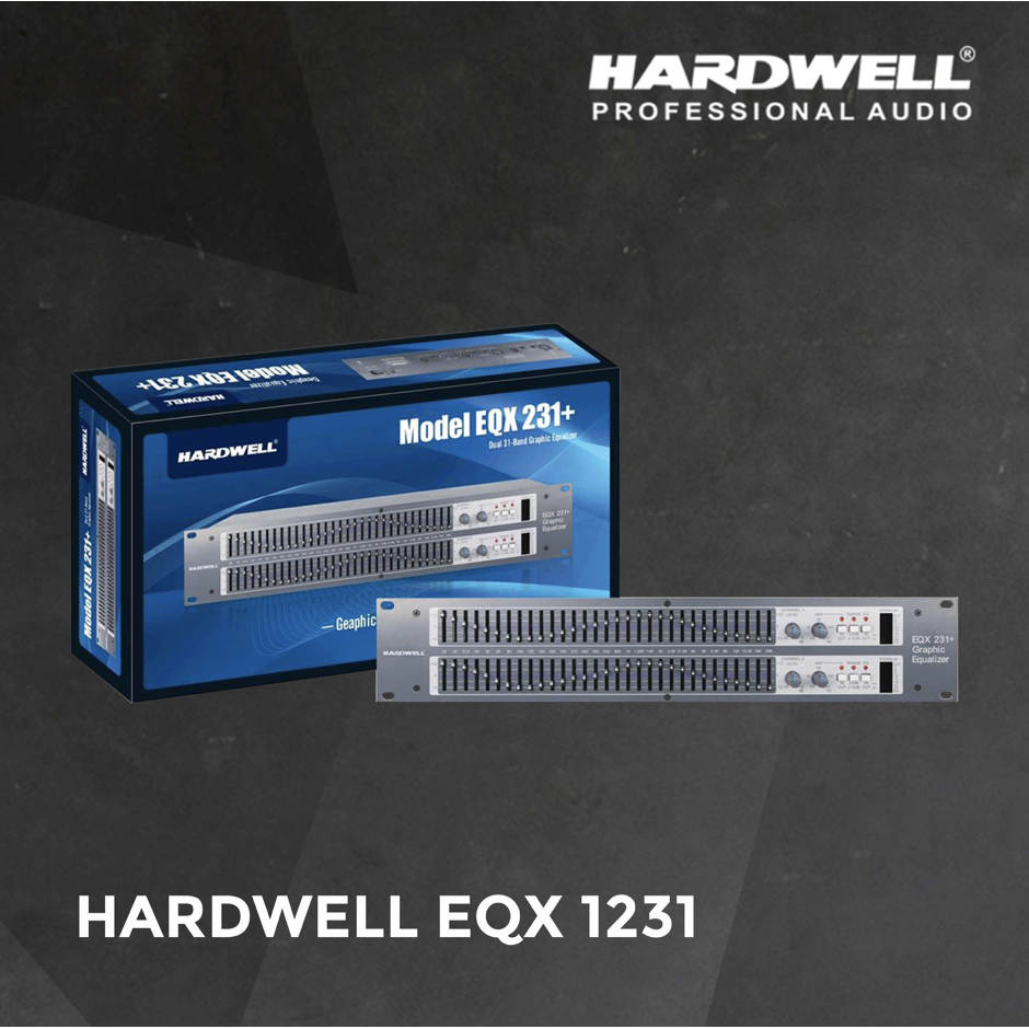 HARDWELL EQX 1231 - 31 Band Graphic Equalizer