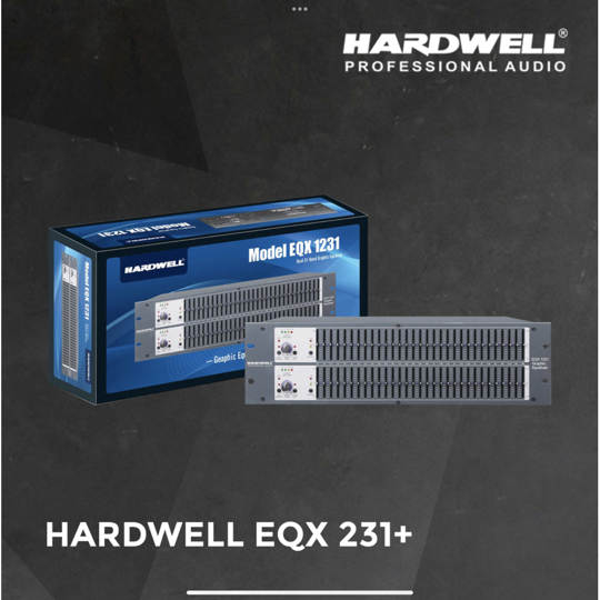 HARDWELL EQX 231+ 31 Band Graphic Equalizer