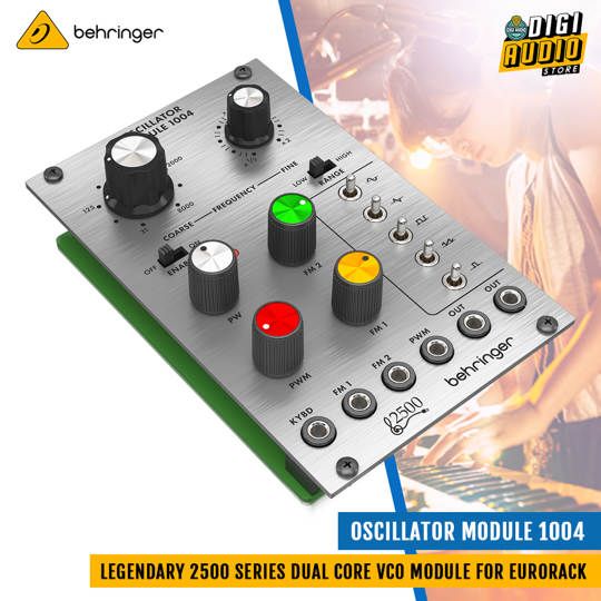 Behringer Oscilator Module 1004 - Legendary 2500 Series Dual Core VCO Module for Eurorack