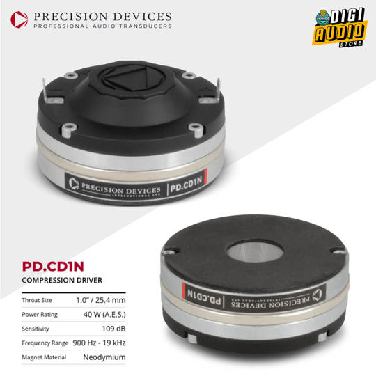 Precision Devices PD.CD1N 1 inch 40 Watt Speaker Komponen