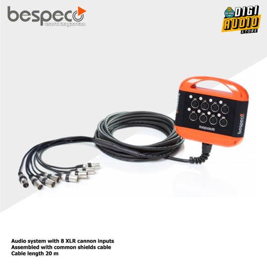 Snake Cable Bespeco XTRA800L20 Kabel Junction Box 8 Input - 20 meter