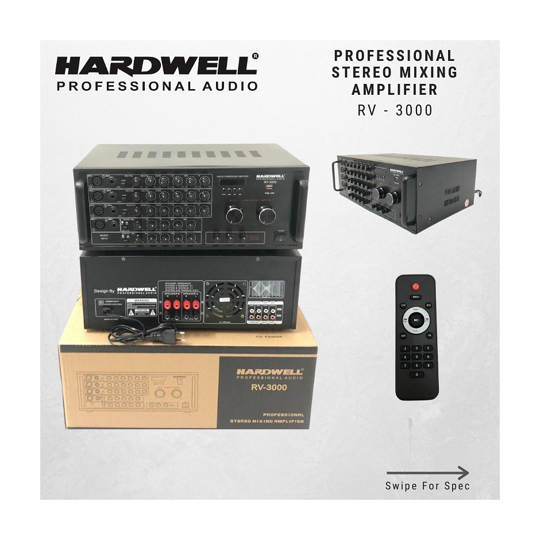 Audio Mixer Karaoke & Power Amplifier 2 x 350 Watt HARDWELL RV 3000 - RV3000