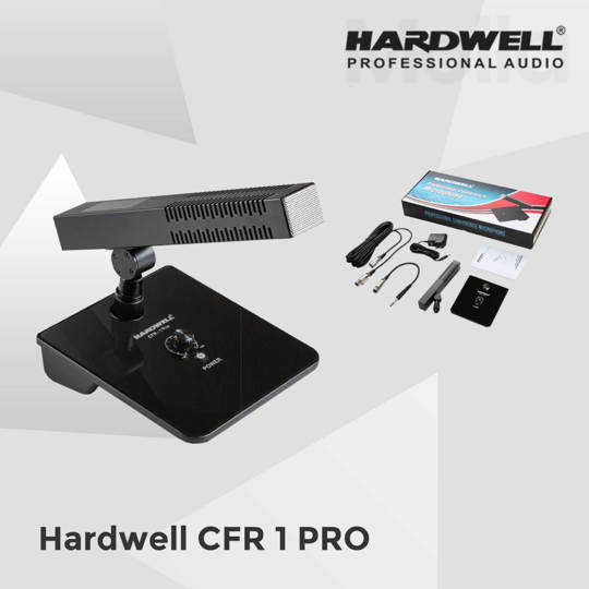 HARDWELL CFR 1 PRO Microphone Meja Podium Condenser - Mic Kabel