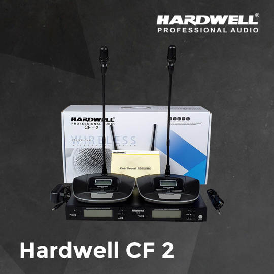 Hardwell CF-2 Wireless Microphone Meja Podium Rapat - CF2