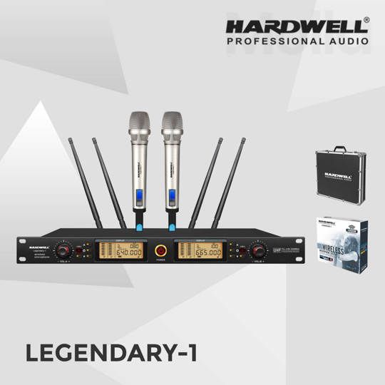 Hardwell Legendary 1 - Wireless Microphone Vocal - 2 Mic - Legendary1