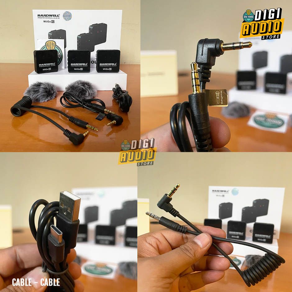 Hardwell WIIGO 02 Wireless Microphone Camera DSLR & Smartphone for Vlog - WIGO