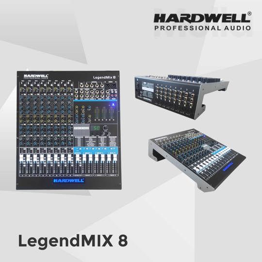 Hardwell Legendmix 8 - Audio Mixer 8 Channel