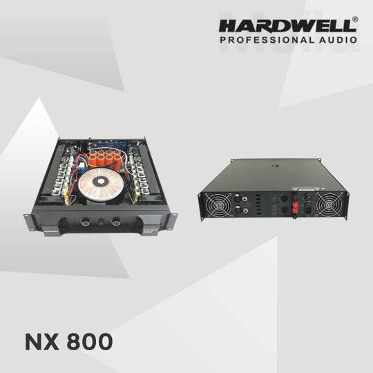 Hardwell NX 800 Power Amplifier Speaker 2 x 1850 Watt - 2 Ohm
