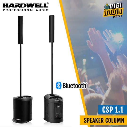Hardwell CSP 1.1 Speaker Column Aktif 3 inch X 4 Tweeter & 8 inch Subwoofer with Bluetooth