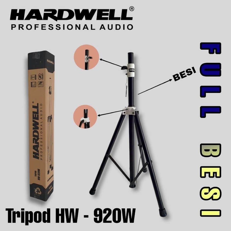 Tripod Stand Speaker 10 - 15 inch - Full Besi - Hardwell HW 920 - HW920