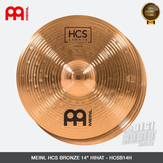 MEINL HCSB14H Cymbal Drum HCS Bronze 14 inch Hihat