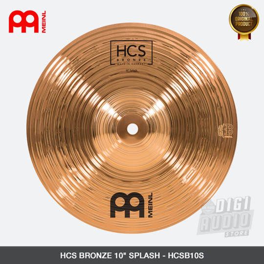 MEINL HCSB10S Cymbal Drum 10 inch Splash HCS Bronze