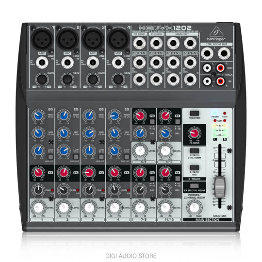 Audio Mixer Behringer Xenyx 1202 - Premium 12-Input 2-Bus Mixer with XENYX Mic Preamps and British EQ