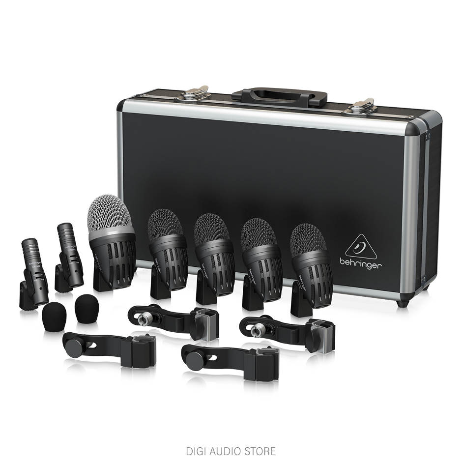 Behringer BC1500 Premium 7-Piece Drum Microphone Set for Studio and Live Applications