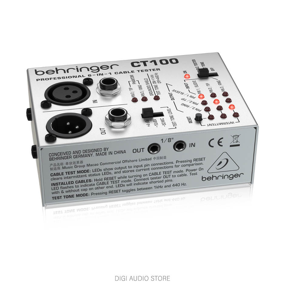 Behringer CT100 Professional 6-in-1 Cable Tester