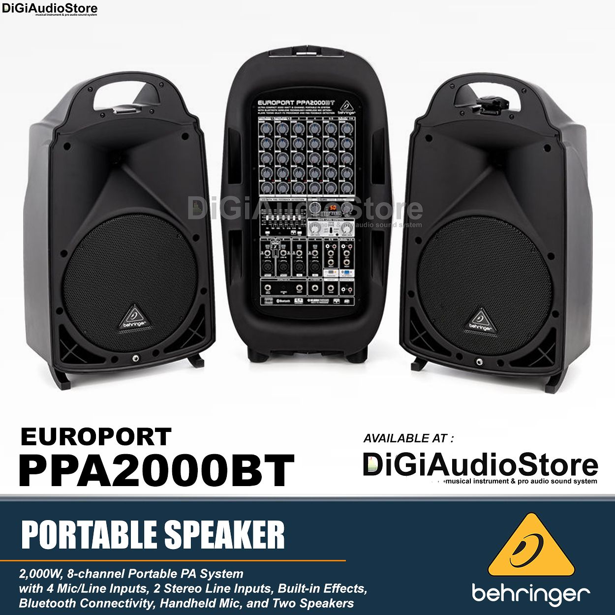 Review Speaker Portable Behringer Europort PPA2000BT