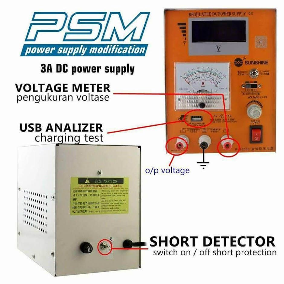 PSM Power Supply Modifikasi 3A Murni Penghancur Short