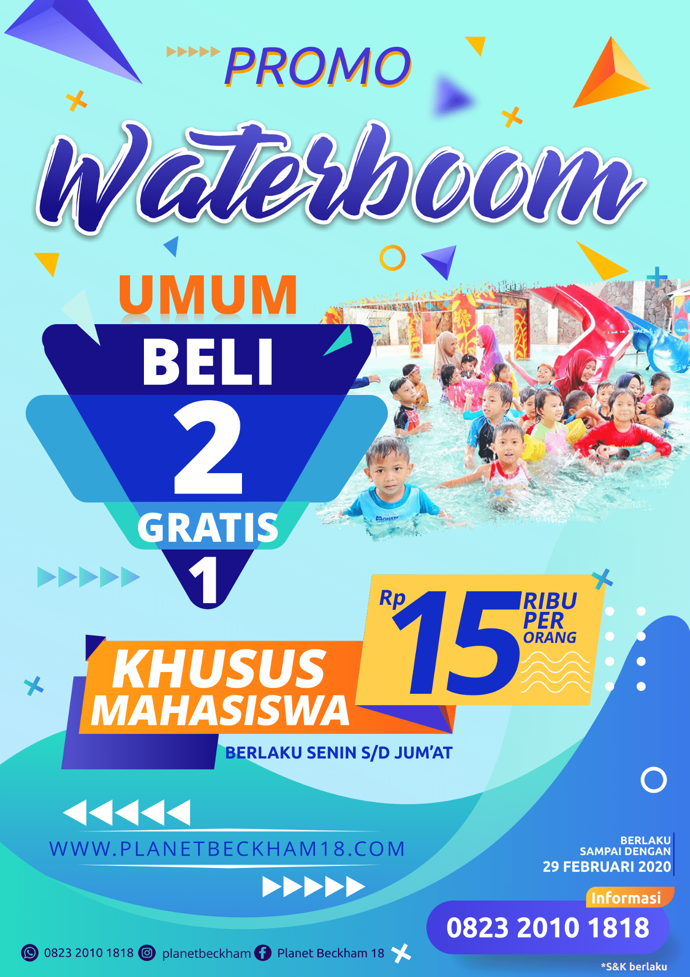 Promo Waterboom Awal Tahun
