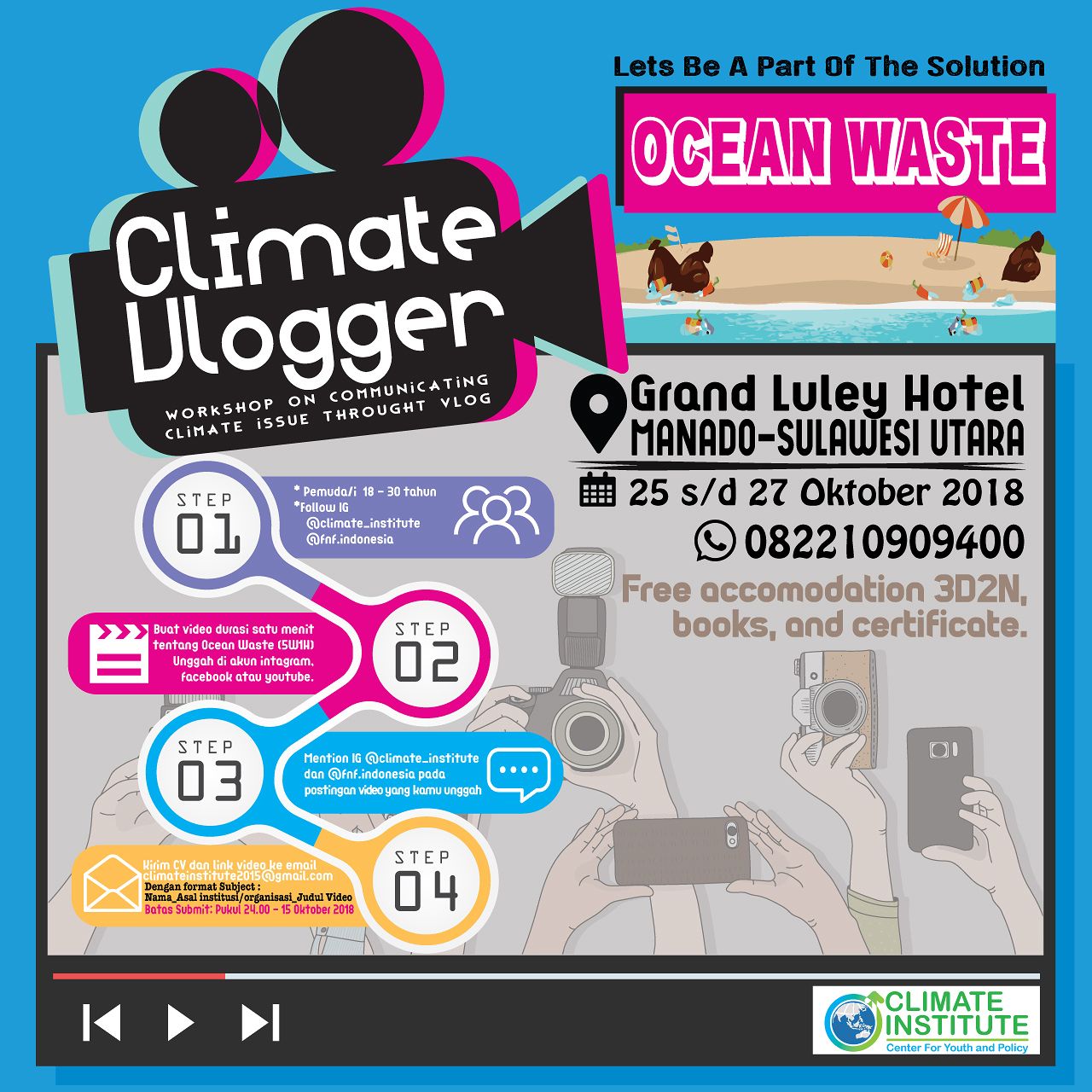Climate Vlogging Ocean Waste - Let’s Be a Part of The Solution