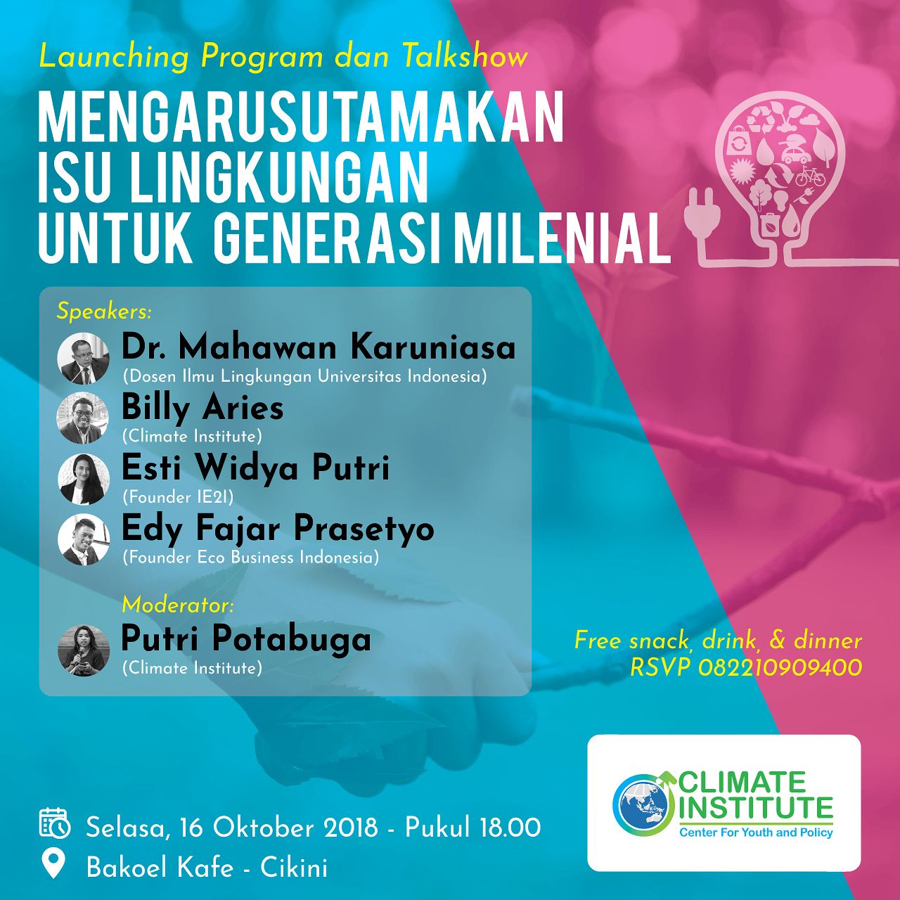 Mengarusutamakan Isu Lingkungan untuk Generasi Milenial