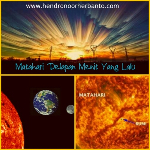 Matahari Delapan Menit Yang Lalu