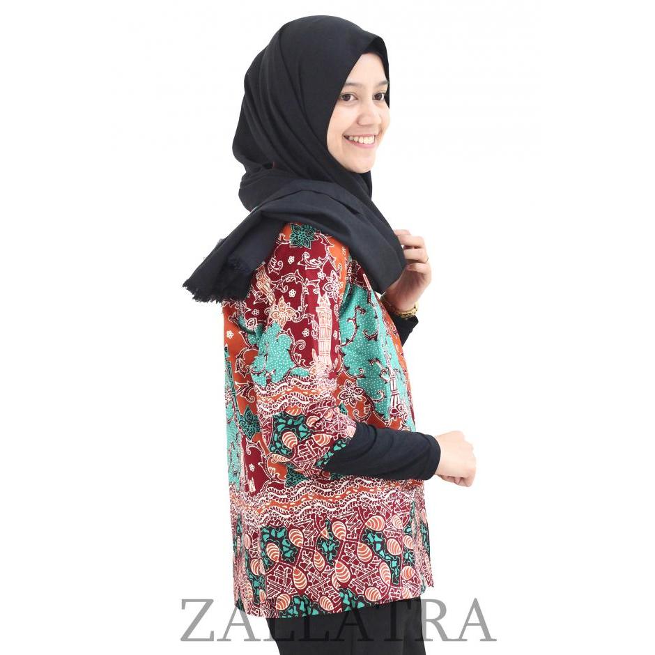  Model  Baju  Batik Wanita Cap Asli Padang  R4