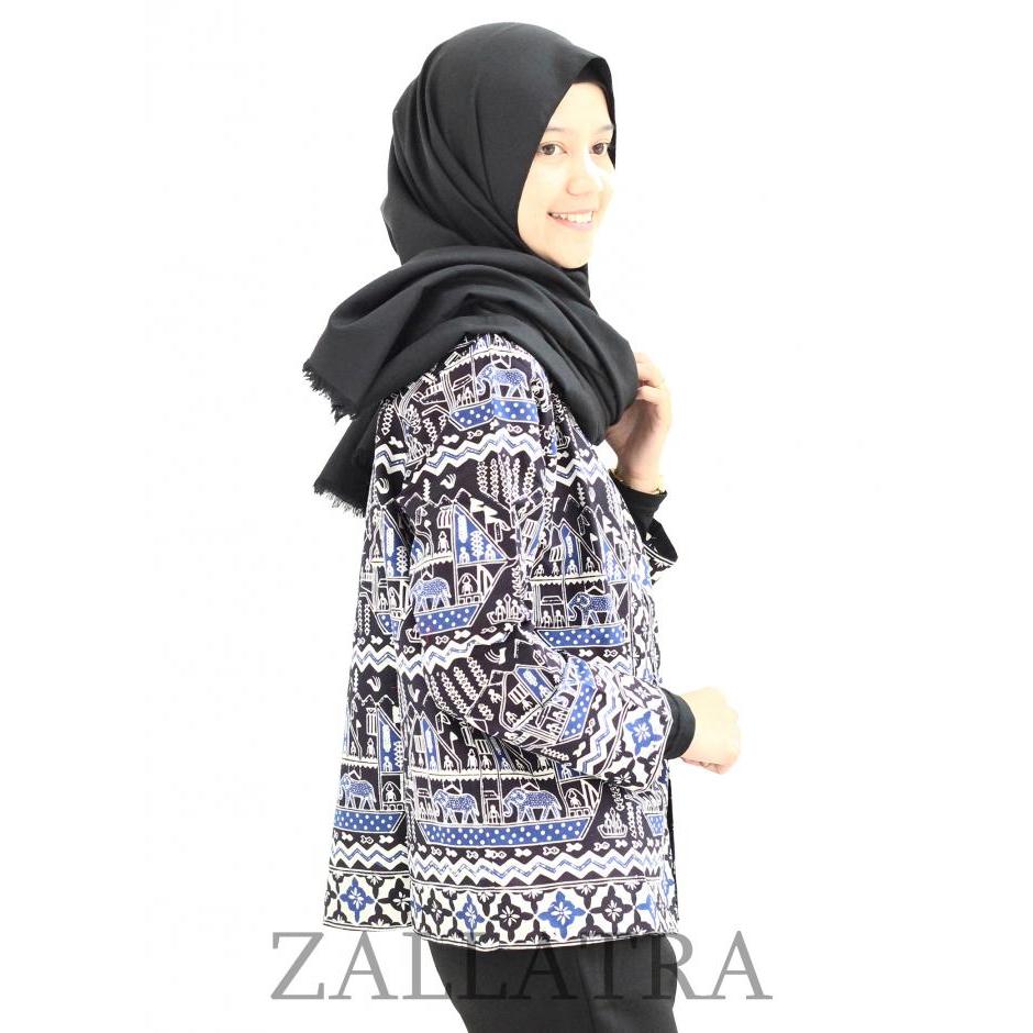 Model Baju  Batik  Wanita Cap Asli Lampung  R7