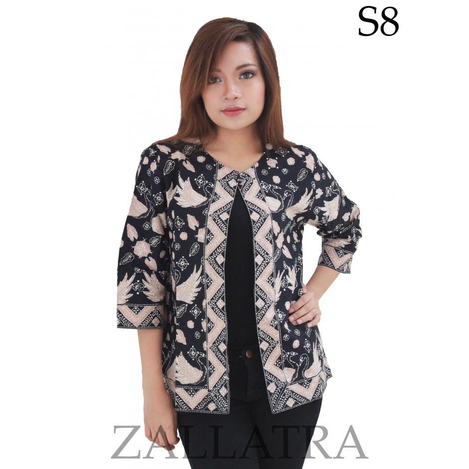 92 Model Blazer Batik Wanita Lengan Panjang HD Terbaik