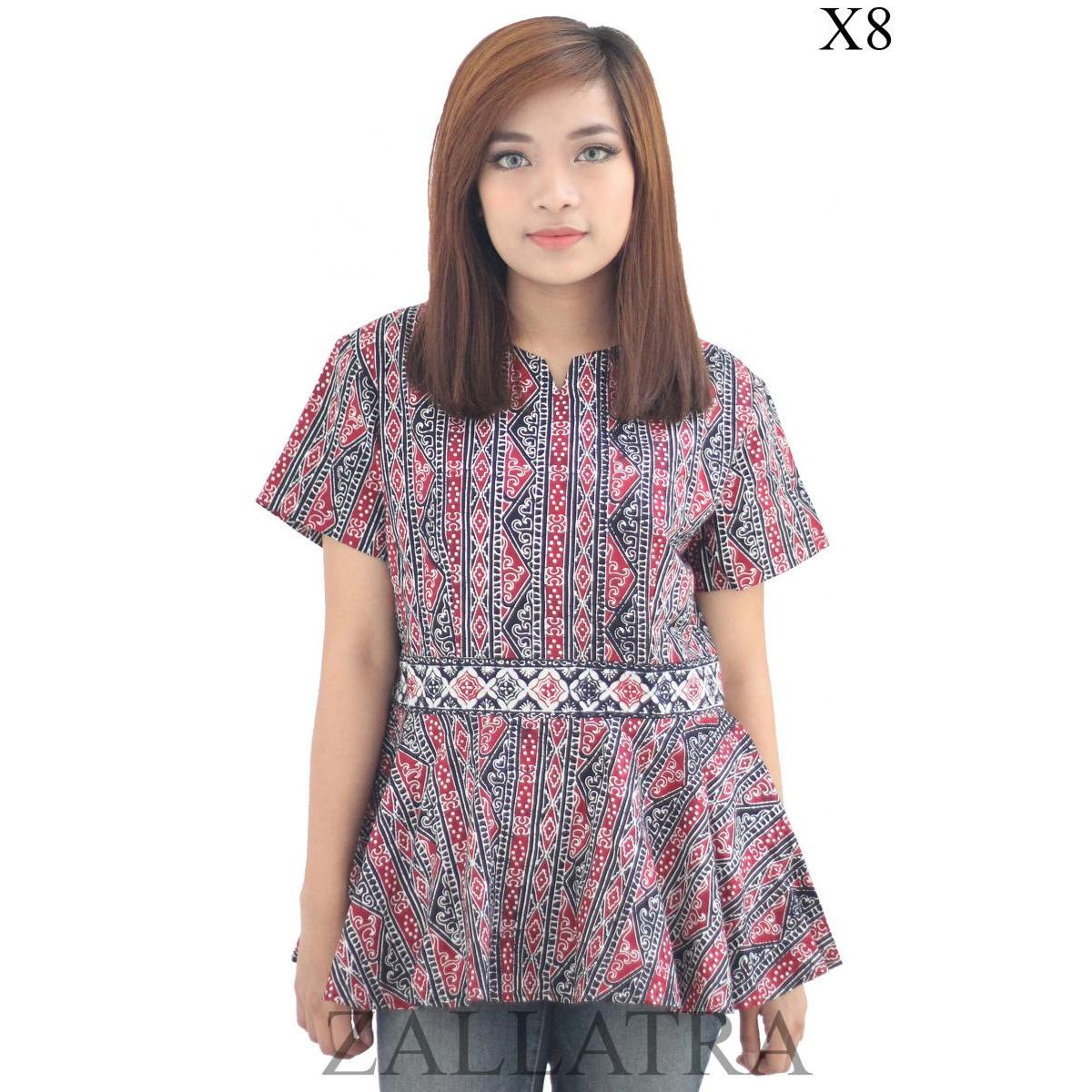 Model Baju Batik Wanita Motif Ulos X8