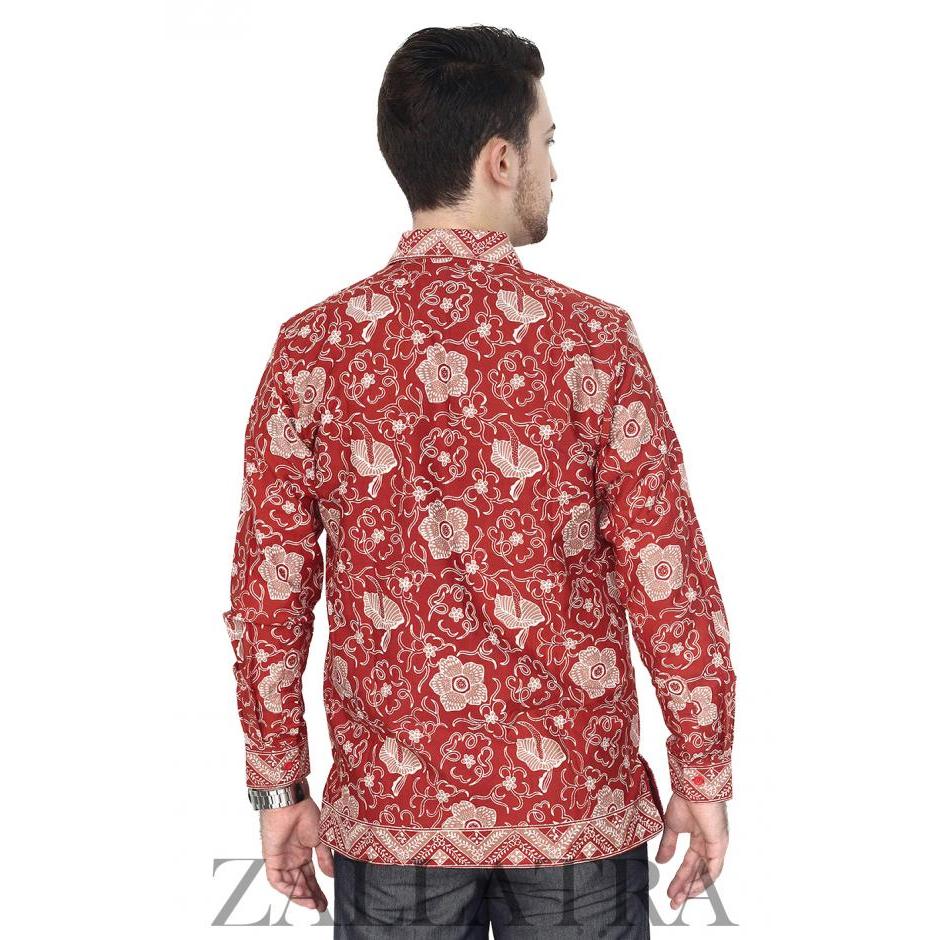  Baju  Batik Motif Bunga BAJU  BATIK PRIA t