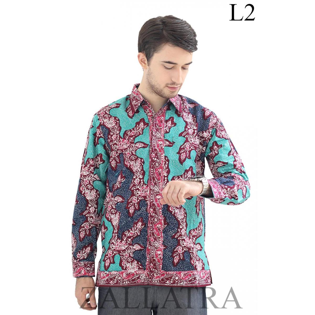  Model  baju  batik  pria  Durian Pecah Jambi  L2