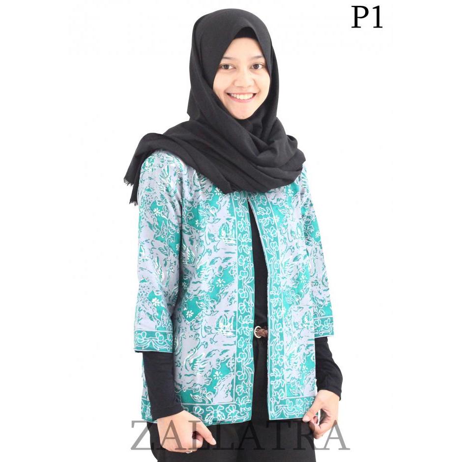  Model  Baju  Batik Wanita Cap Asli Jambi  P1