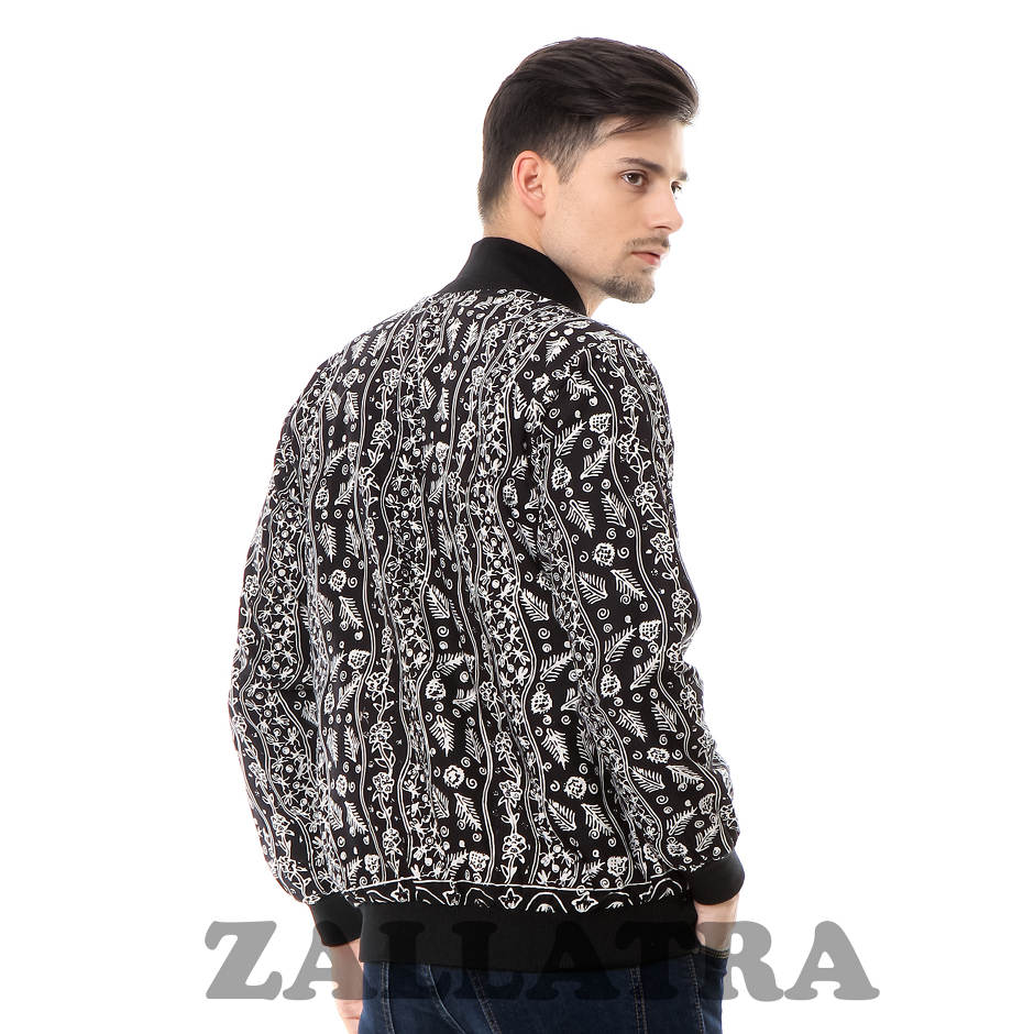  Jaket Batik Bomber Asli Jambi Berkualitas Zallatra JP04 