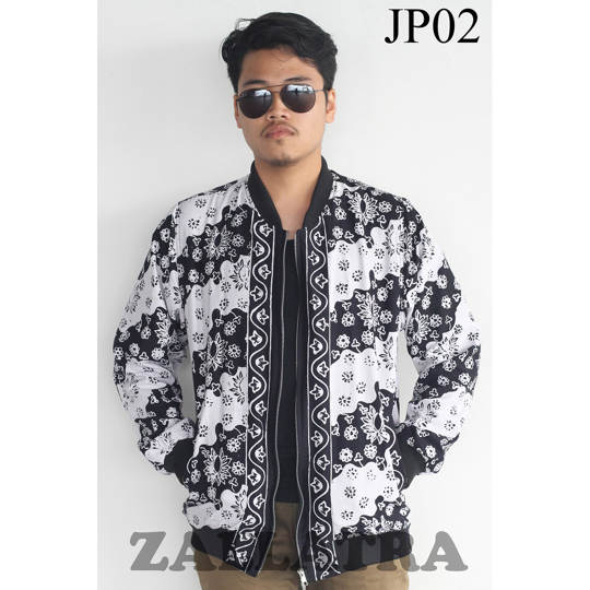  Jaket Batik Zallatra Exclusive Batik Sumatera Padang 