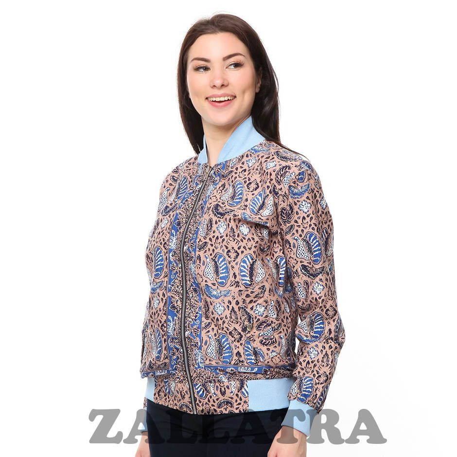  Jaket Bomber Batik Asli Jambi Berkualitas Zallatra JK14