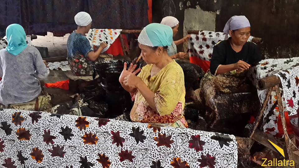 Proses Pembuatan Batik Cap