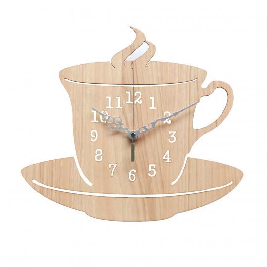 Jam Dinding Artistik Unik - Coffee Cup