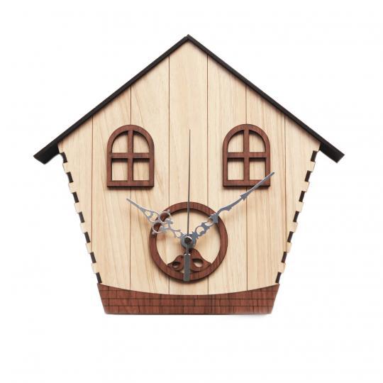 Jam Dinding Artistik Unik - 3D Bird House