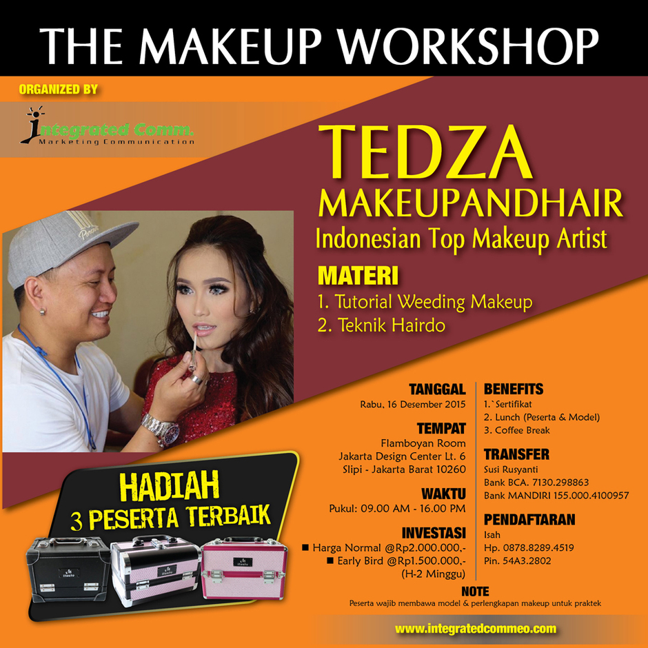 INTEGRATED COMM WORKSHOP MAKEUP BEAUTY CLASS