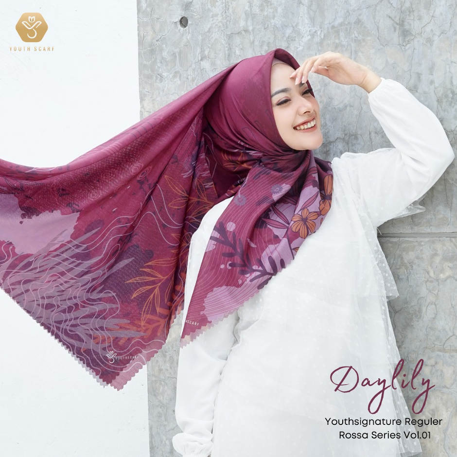 YOUTHSCARF - SIGNATURE PREMIUM ROSSA SERIES - DAY LILLY