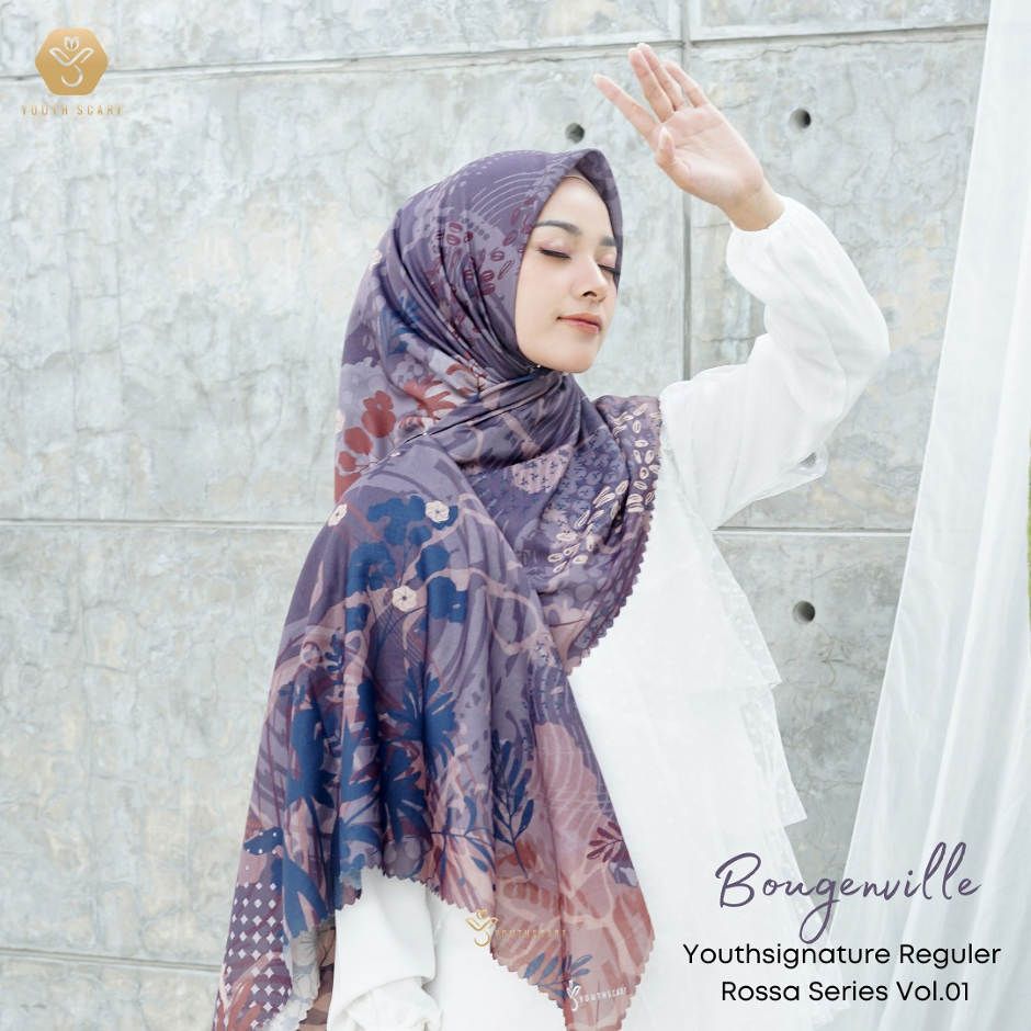 YOUTHSCARF - SIGNATURE PREMIUM ROSSA SERIES - BOUGENVILLE